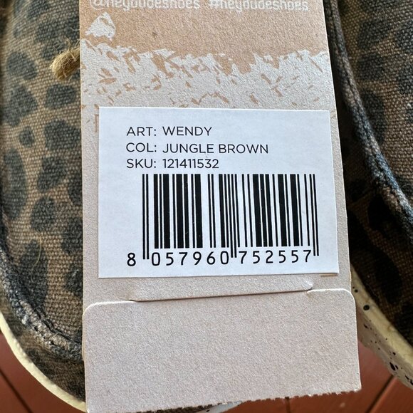 HEY DUDE WENDY JUNGLE BROWN 6 - Picture 2 of 5